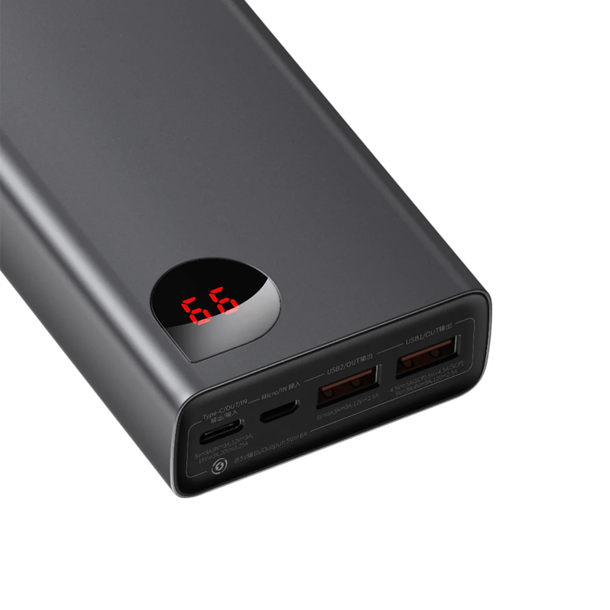 Baseus Adaman Metal Digital Display Power Bank 65W 20000mAh - Image 6