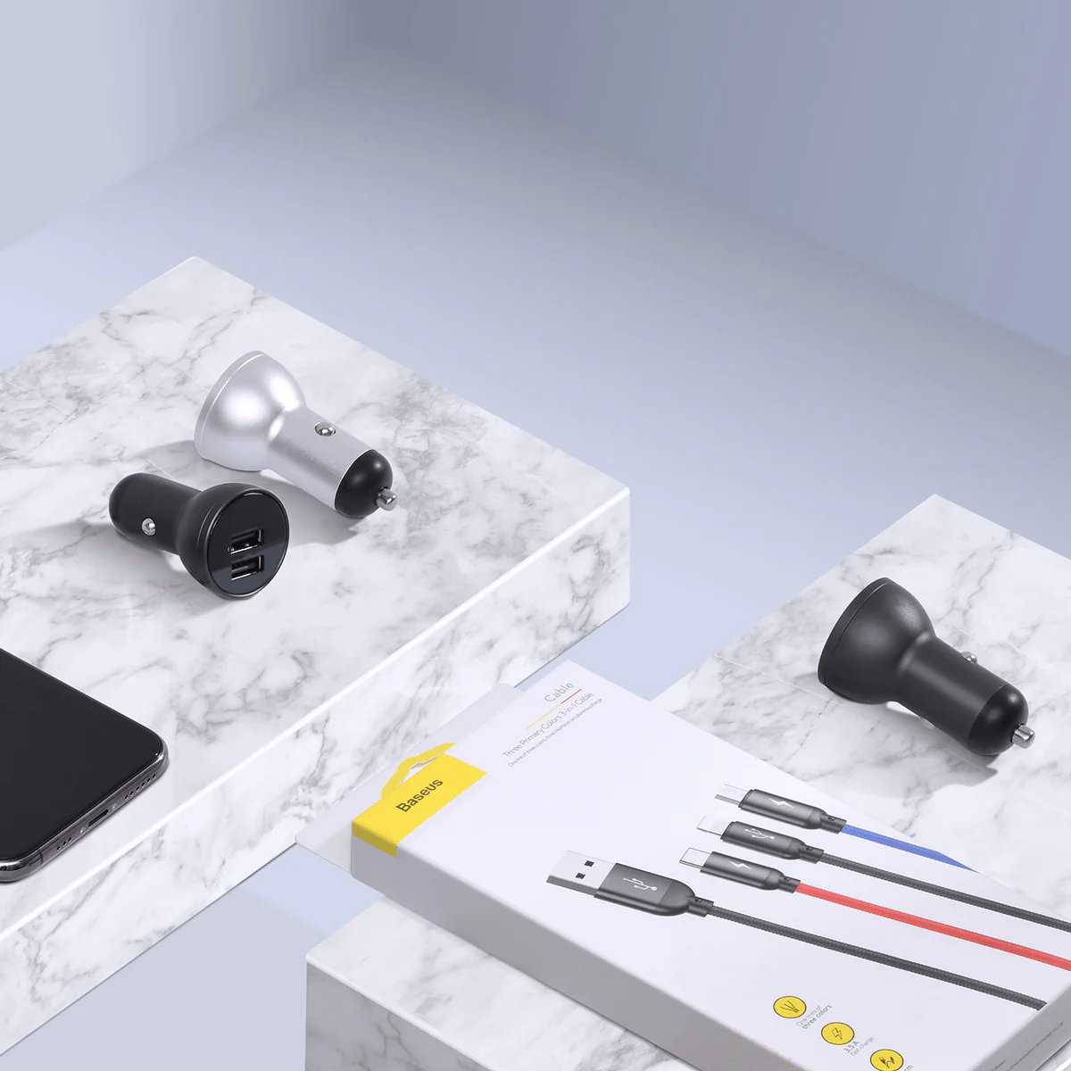 Baseus Dual USB-A Car Charger 24W 4.8A - Image 8