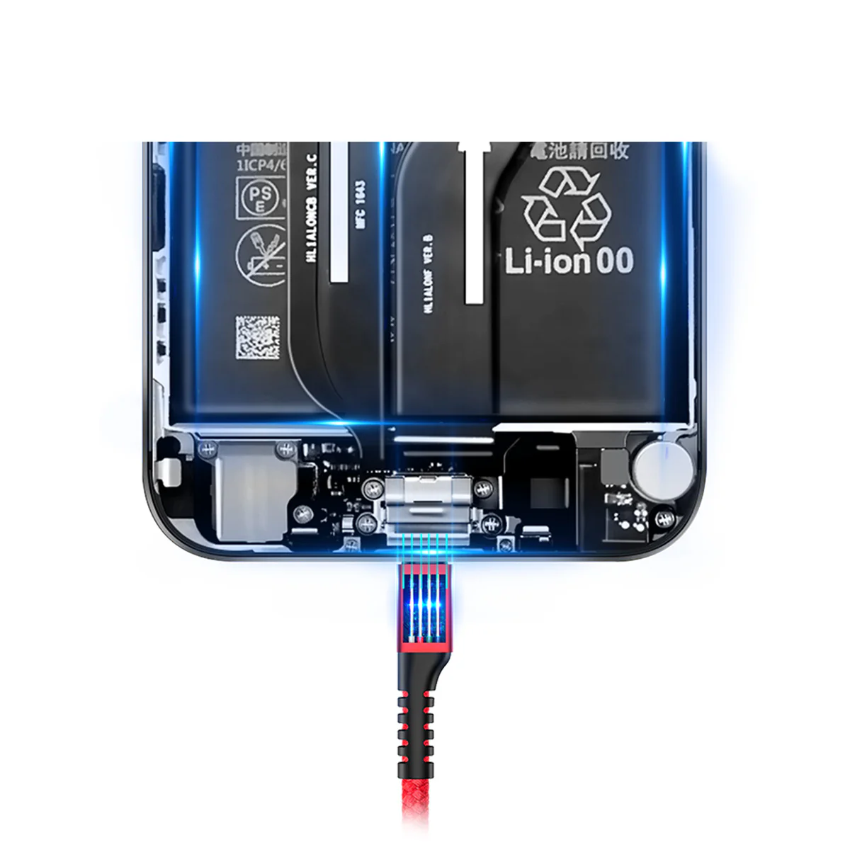 Baseus Fish Eye USB-C Spring Cable 2A 3.3 ft - Image 13