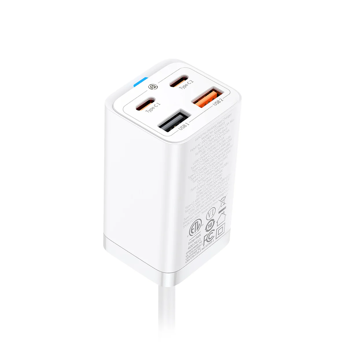 Baseus GaN3 Pro 4 Ports Desktop Charger 65W - Image 3