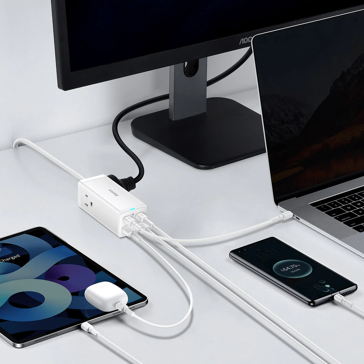 Baseus GaN3 Pro 6 Ports Power Strip 65W - Image 17