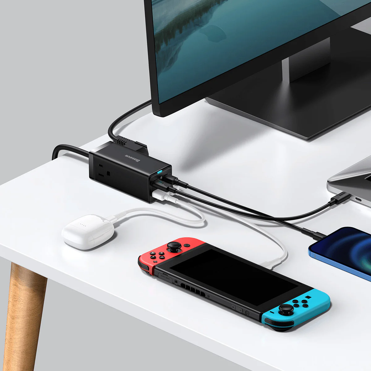 Baseus GaN3 Pro 6 Ports Power Strip 65W - Image 8