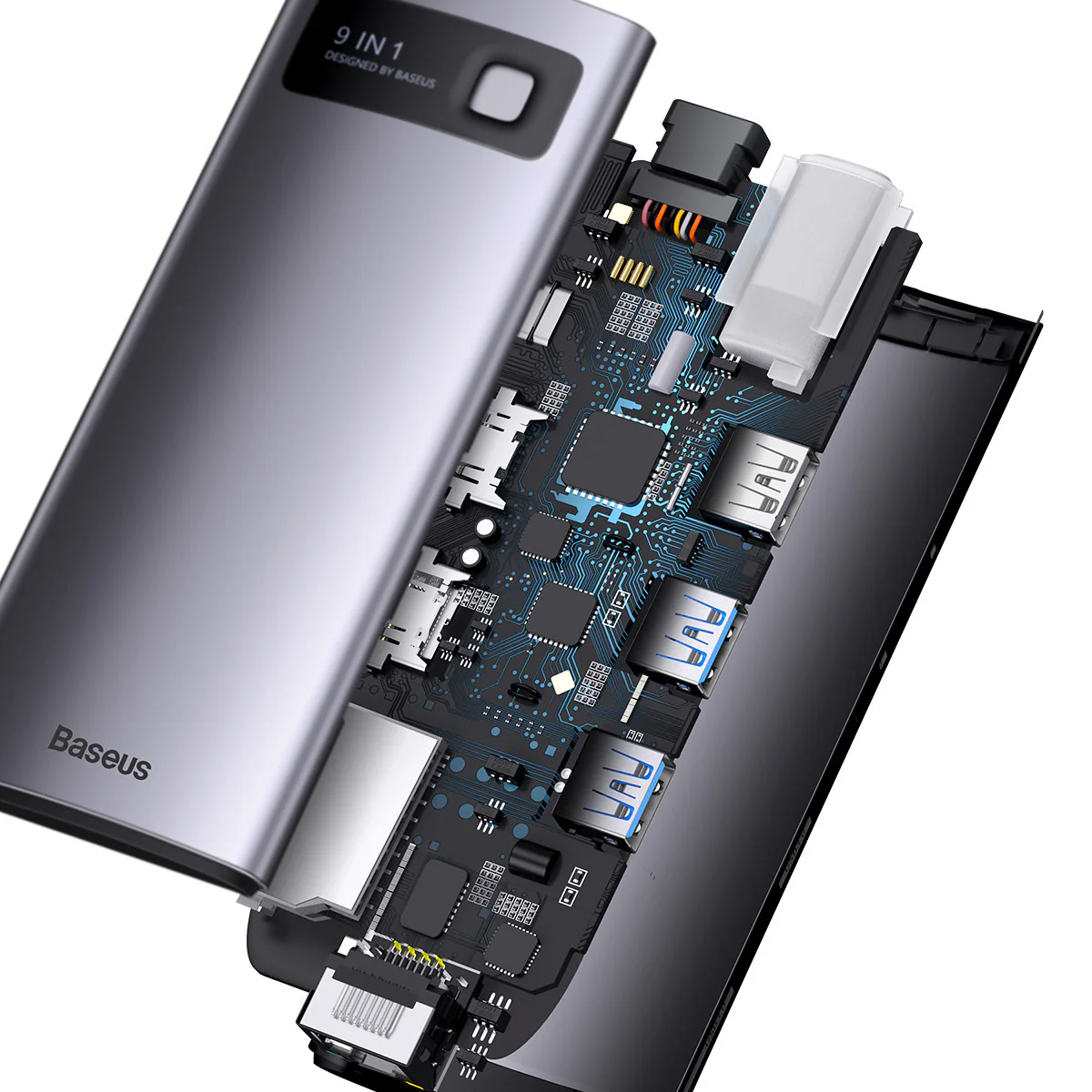 Baseus Joystar 9 in 1 USB-C Hub - Image 5