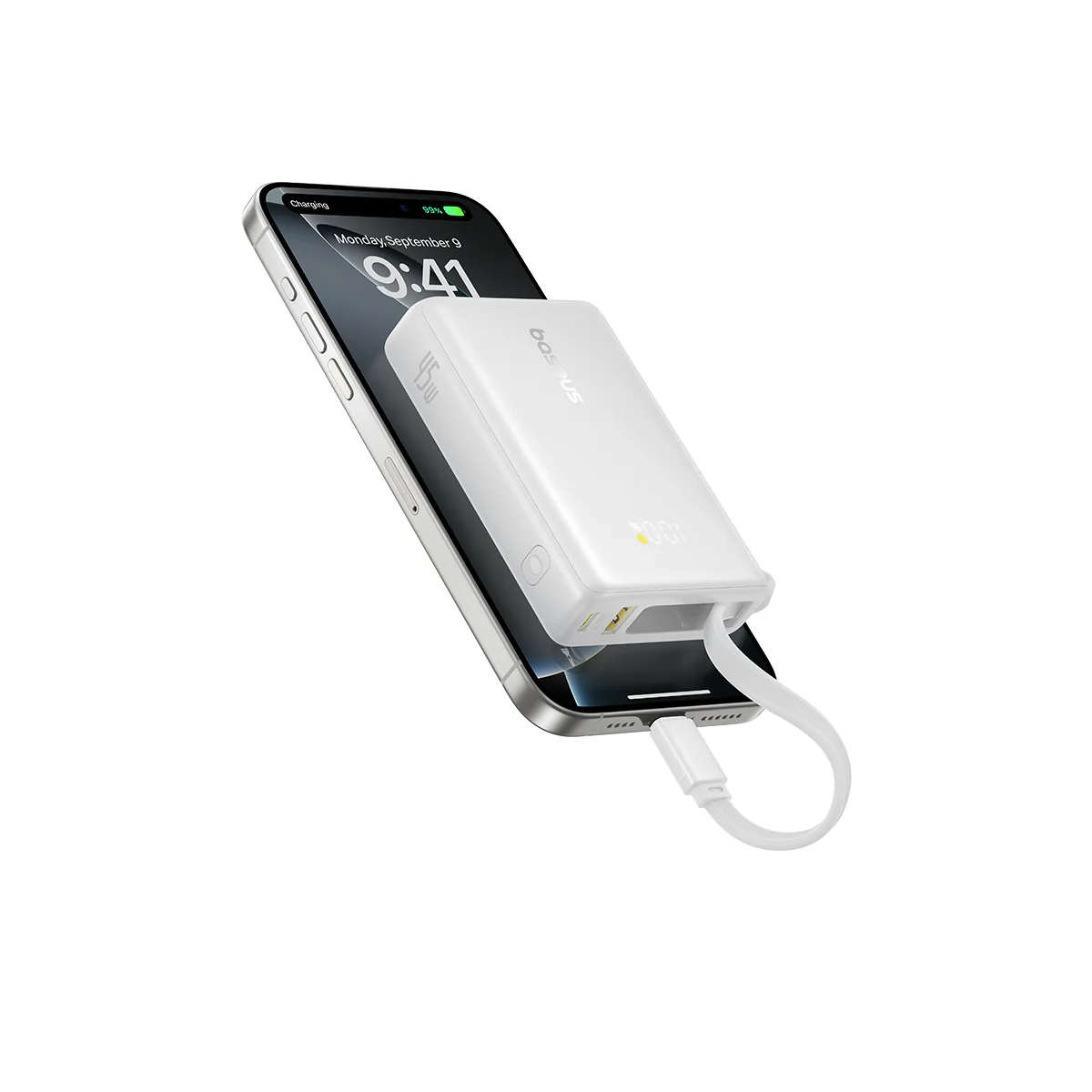 Baseus Picogo Power Bank 45W 10000mAh With Built-in Cable - Image 8