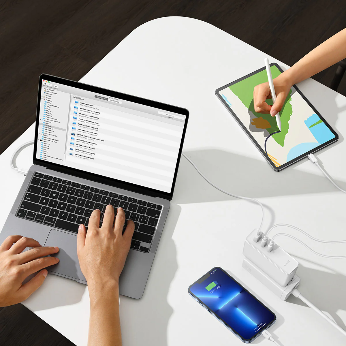 Baseus PowerMega 3 Ports Fast Charger 140W - Image 18