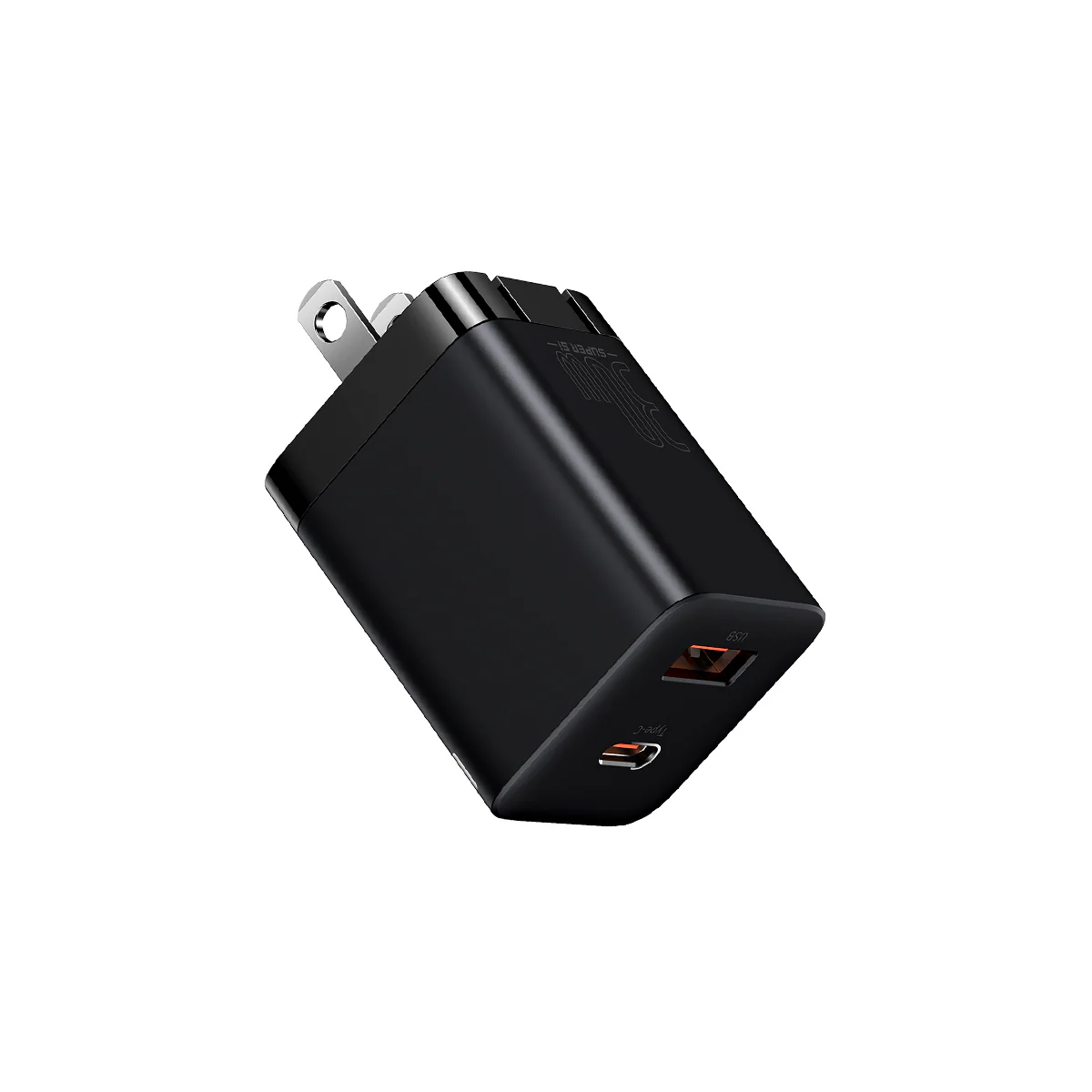 Baseus Super Si Pro Dual Port Fast Charger 30W - Image 3